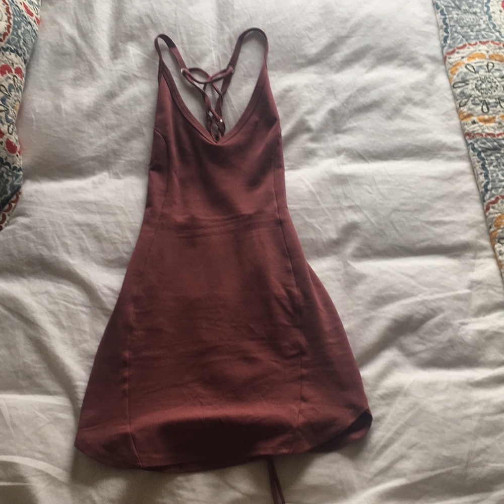 Mauve body con dress